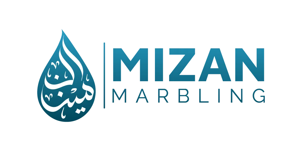 Mizan Marbling — client of Saman Akram, brand identity designer